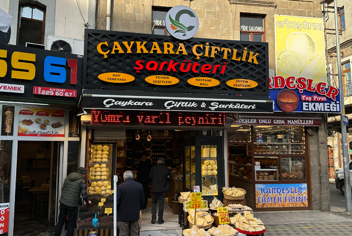 çaykara çiftlik şarküteri dış görünüm